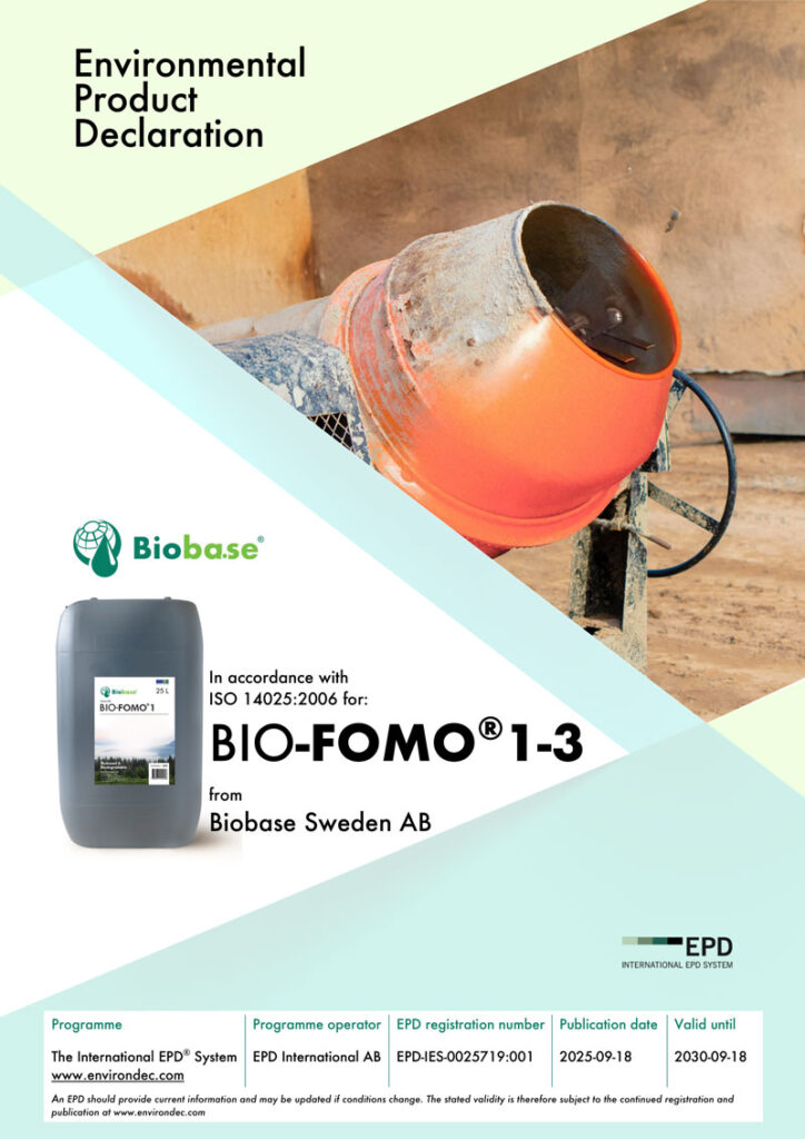 Biobase BIO-FOMO product EPD reports